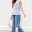 Sky Blue Stripe