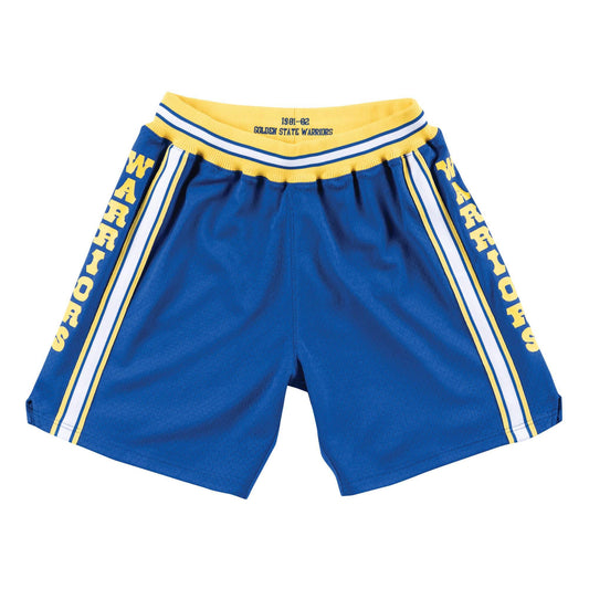 Mitchell & Ness Men's NBA Authentic Shorts Golden State Warriors Road 1981-82