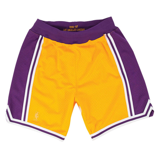 Mitchell & Ness Men's NBA Authentic Shorts Los Angeles Lakers Home 1996-97