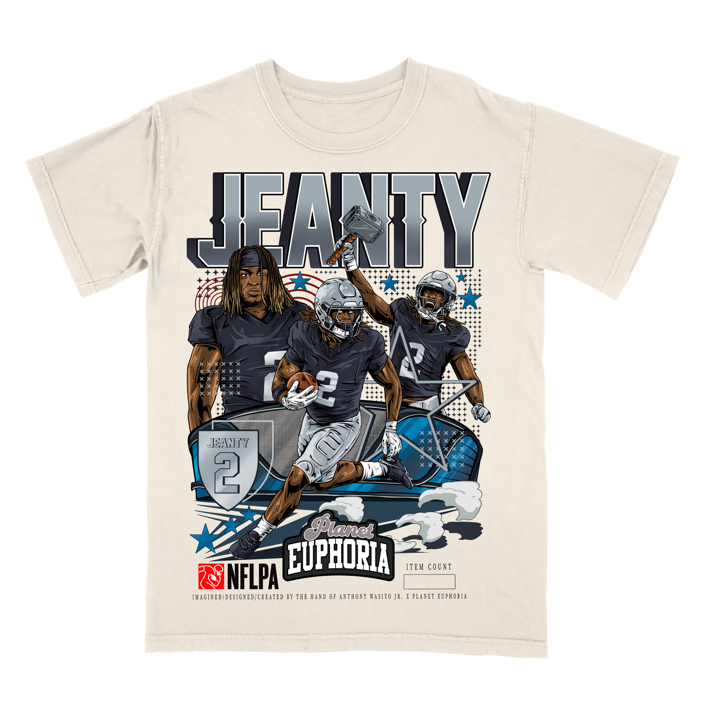 Youth Ashton Jeanty V2 Limited Edition NFL Player Graphic T-Shirt