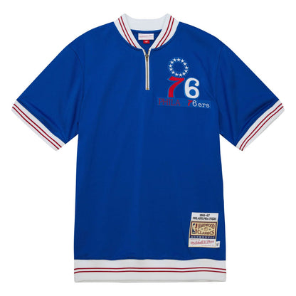 Mitchell & Ness Men's NBA Shooting Shirt 76Ers 1966 Shooting Shirt