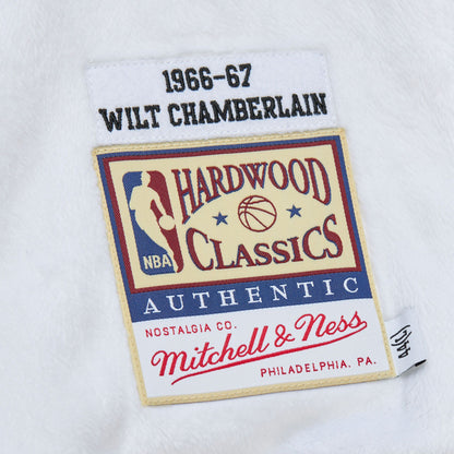 Mitchell & Ness Men's NBA Shooting Shirt 76Ers 1966 Wilt Chamberlain Jackets