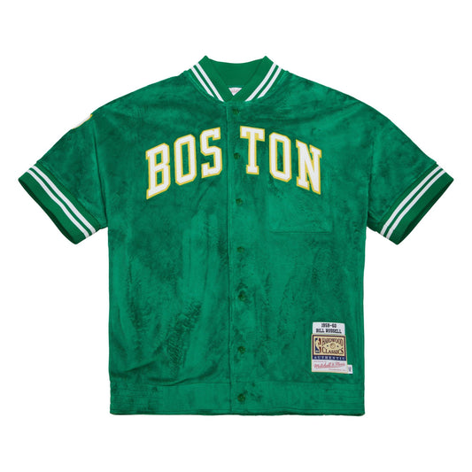 Mitchell & Ness Men's NBA Shooting Shirt Celtics 1959 Bill Russell Shooting Shirt