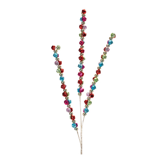 Melrose International Metal Jingle Bell Spray (Set of 2)