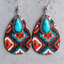 Turquoise, Red