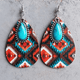 Turquoise, Red