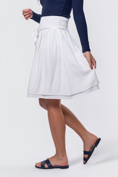 Avery Skirt 23" (Off White)