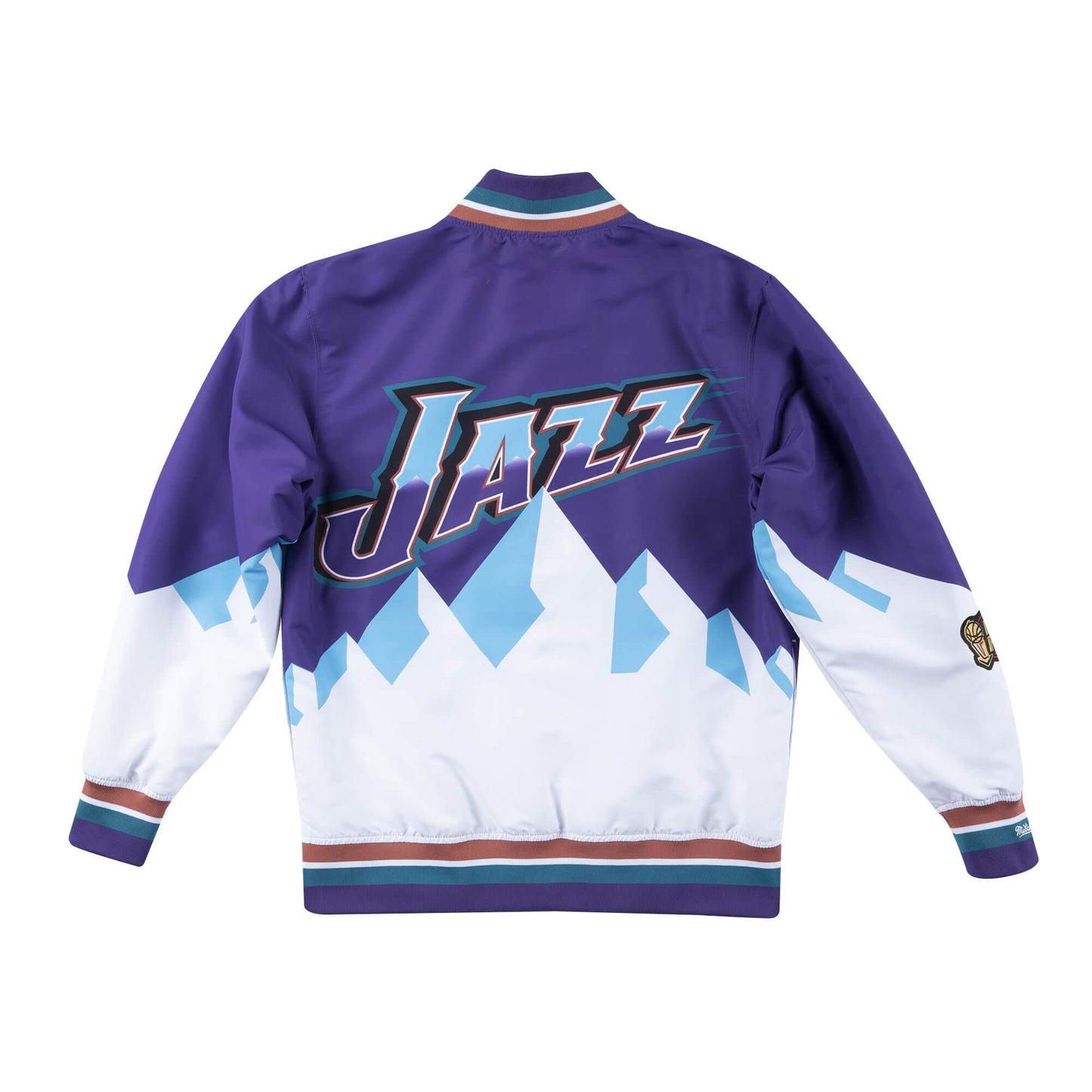 Men's Mitchell & Ness NBA Authentic Warm Up Jacket - Utah Jazz 1997