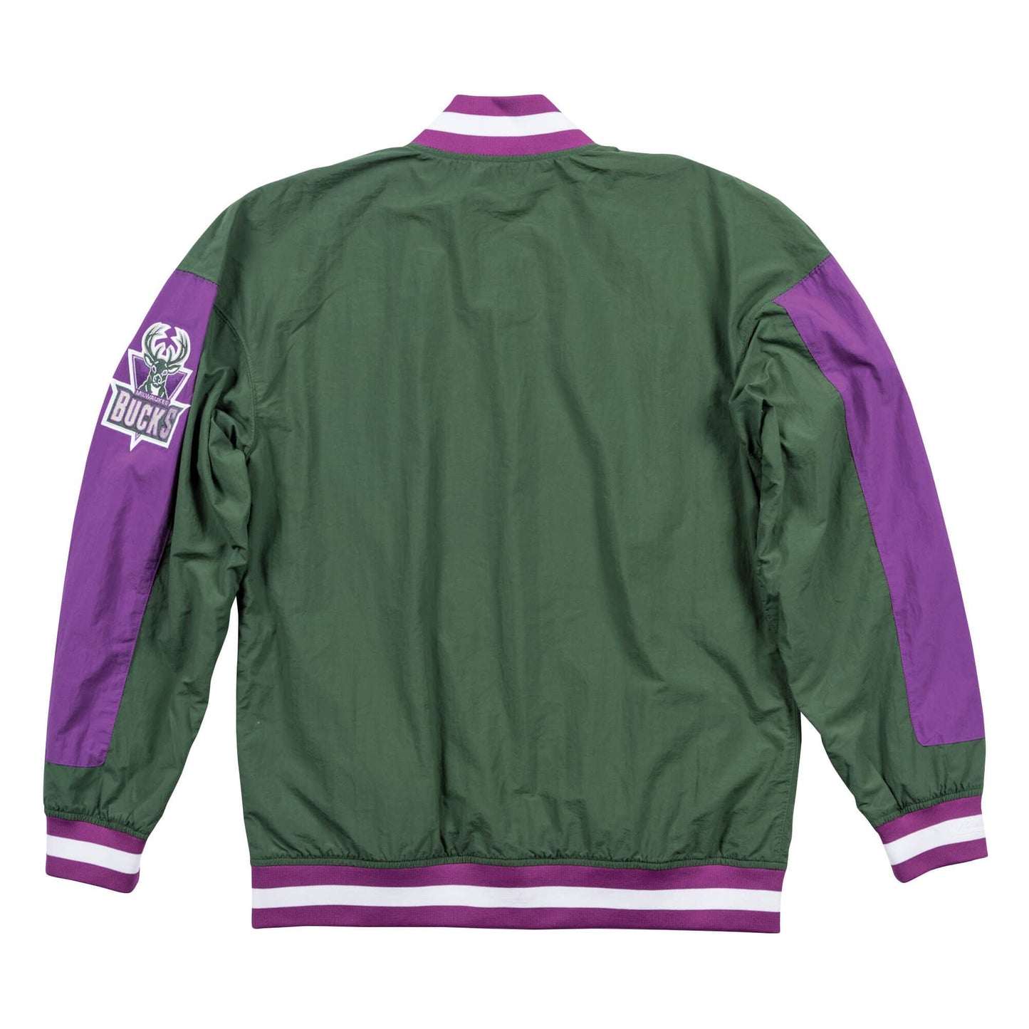 Mitchell & Ness Men's NBA Authentic Warm Up Jacket - Milwaukee Bucks 96-97