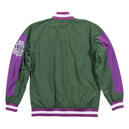 Mitchell & Ness Men's NBA Authentic Warm Up Jacket - Milwaukee Bucks 96-97