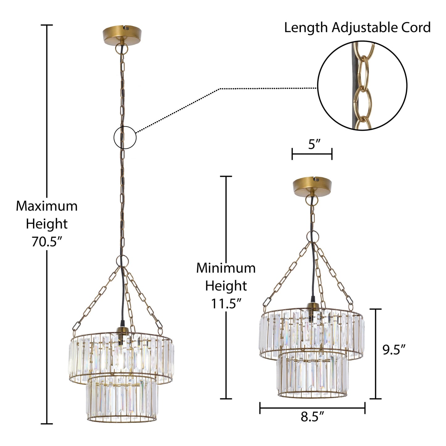 Gold/Clear-