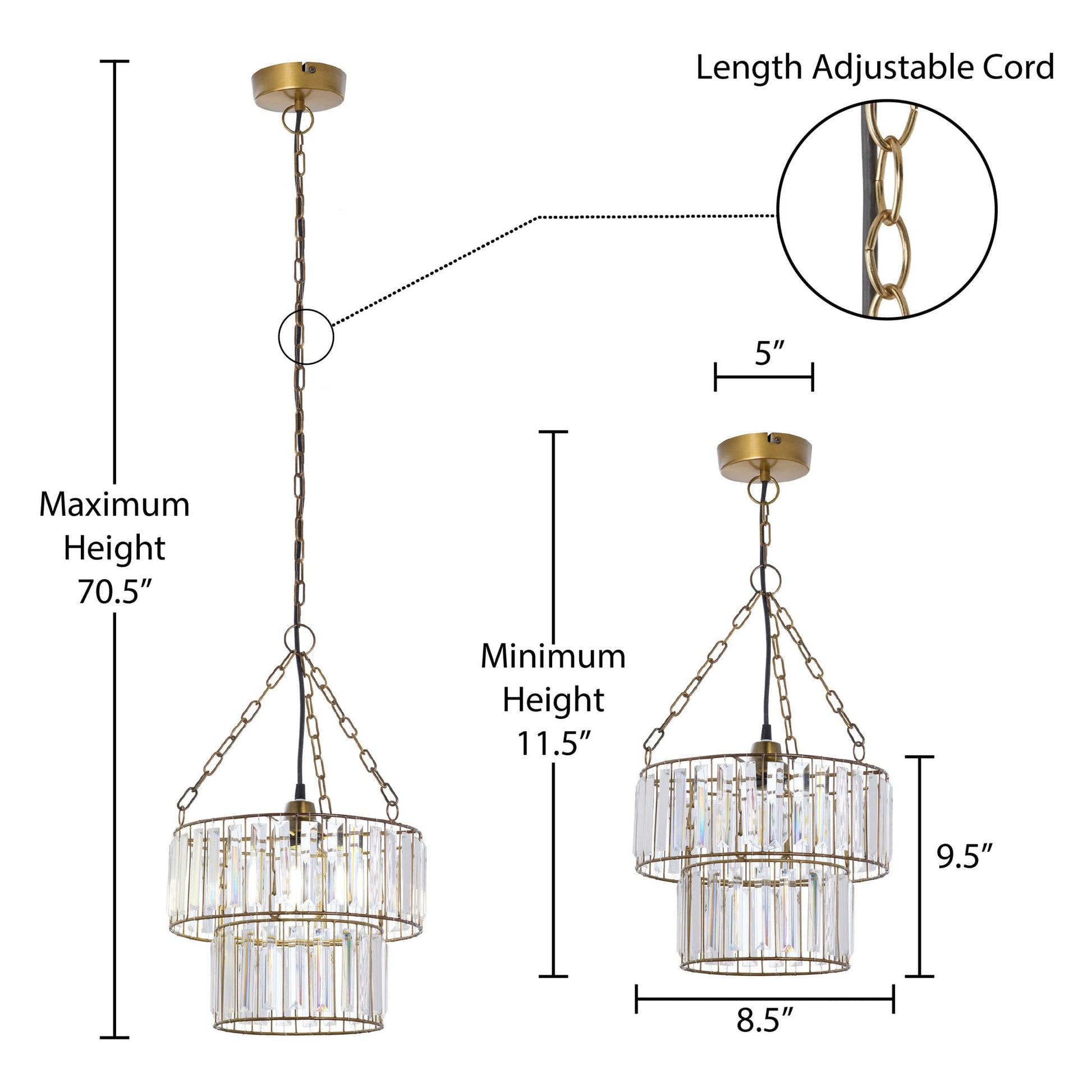 Gold/Clear-
