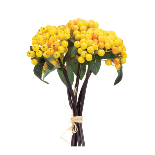 Melrose International Yellow Berry Bundle (Set of 2)