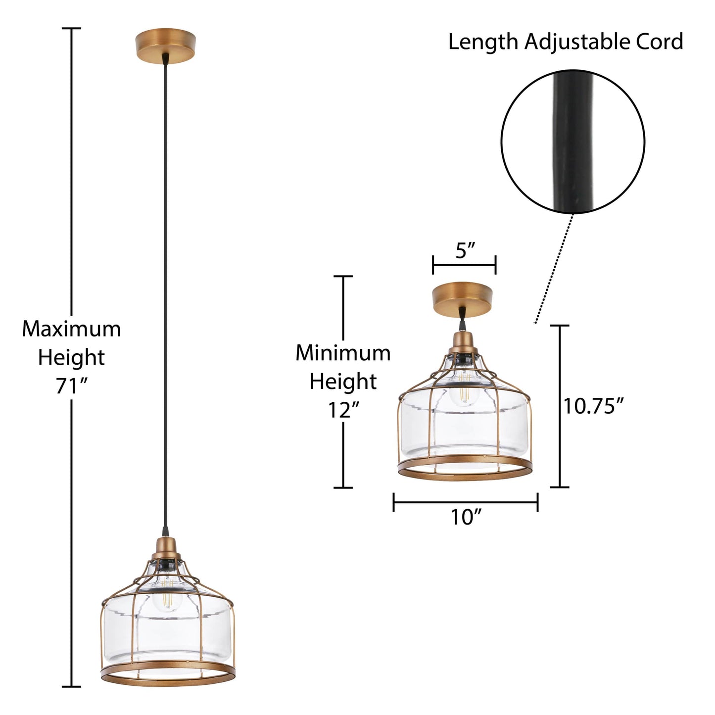 Brass/Clear-