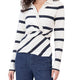 CRMBW-CREAM/MARITIME BLUE WIDE