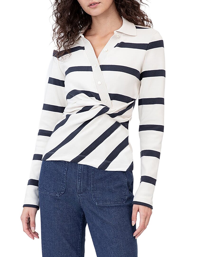 CRMBW-CREAM/MARITIME BLUE WIDE-