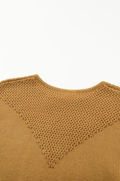Threaded Pear Avery tone Chevron Pullover Sweater