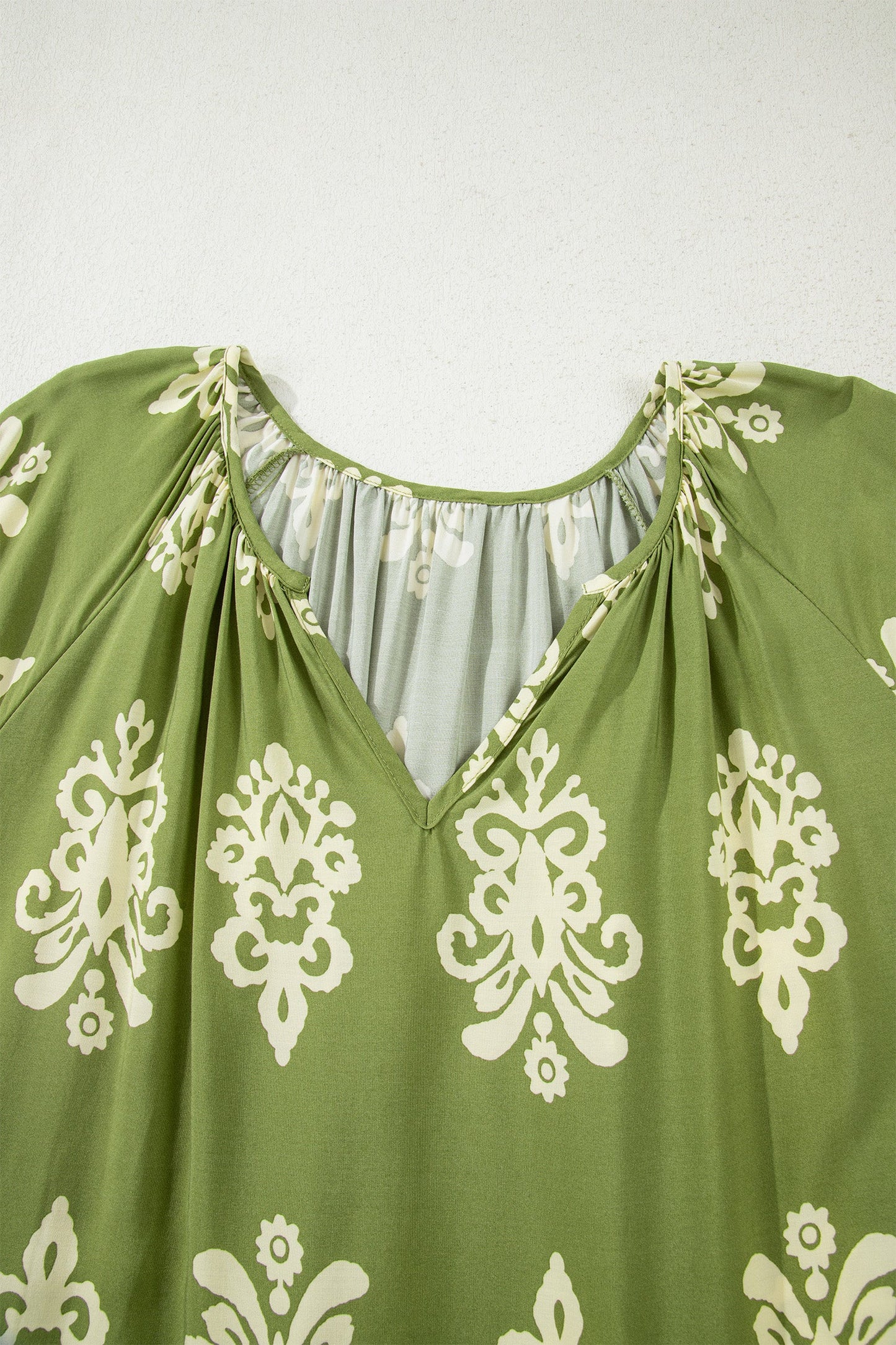 Threaded Pear Gabriella Floral Short Sleeve PLUS Top