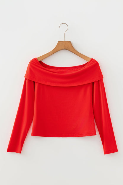Threaded Pear Rowyn Sleeve Slim top Long Sleeve Top