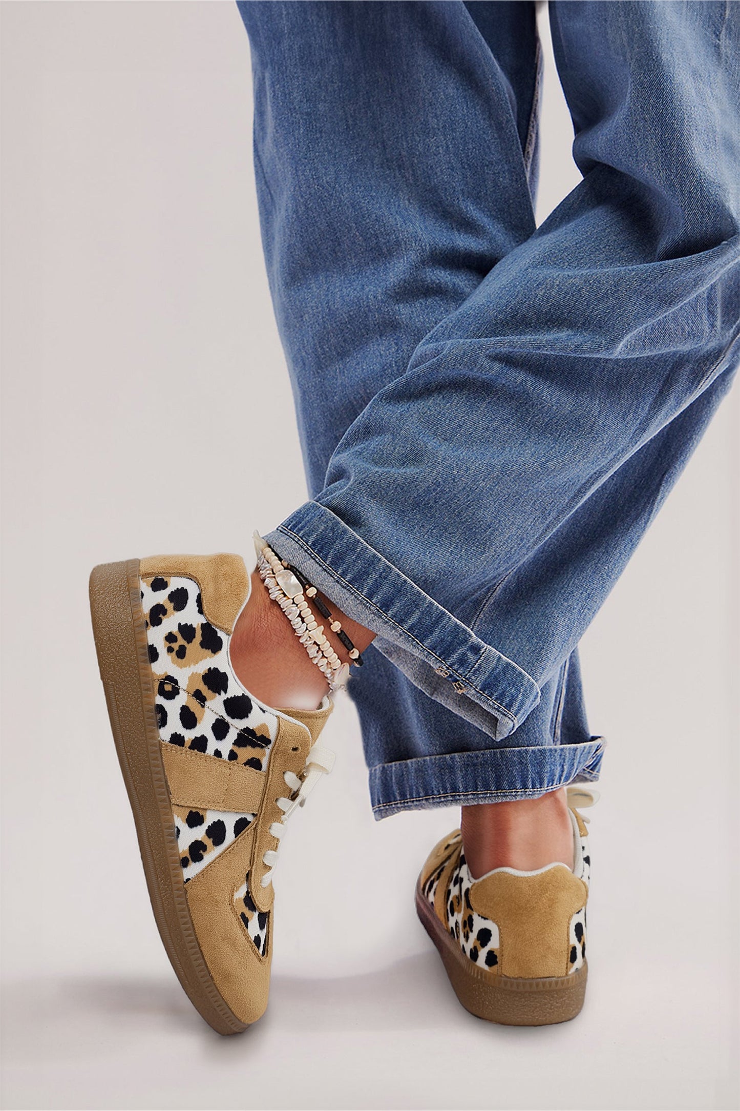Threaded Pear Kyla Lace Up Flat Shoes