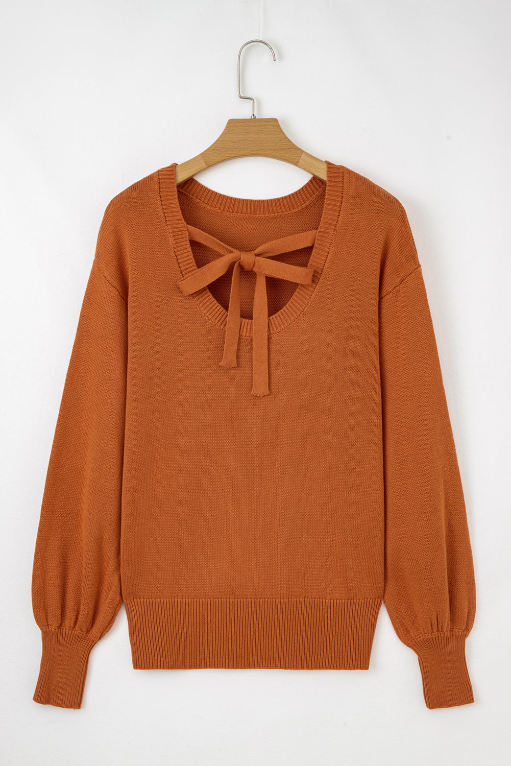 Threaded Pear Abigail Trim Drop Shoulder Sweater