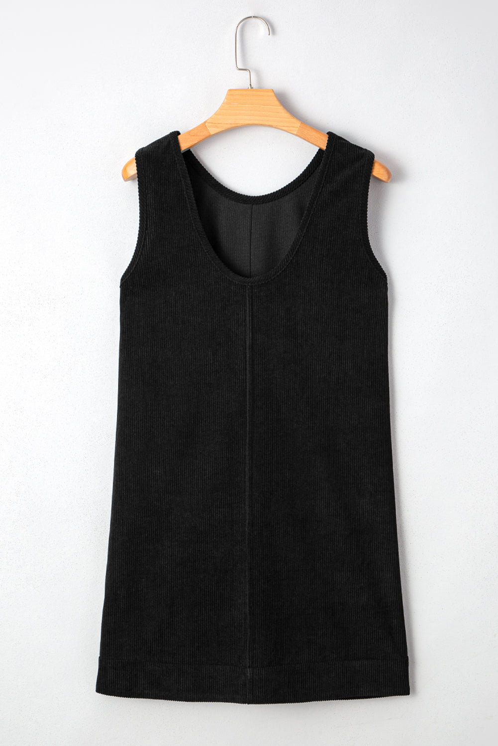 Threaded Pear Emapia Corduroy Sleeveless Mini Dress