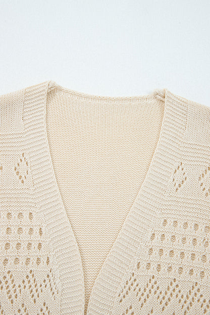 Threaded Pear Harley Open Front Cardigan Sweater