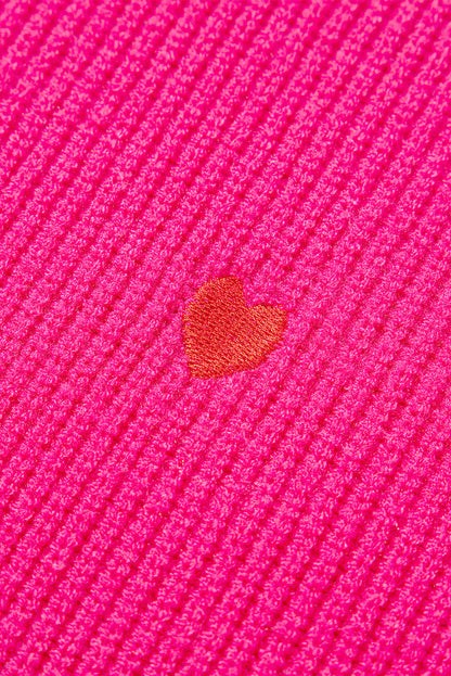 Gracie Heart Sweater - Threaded Pear