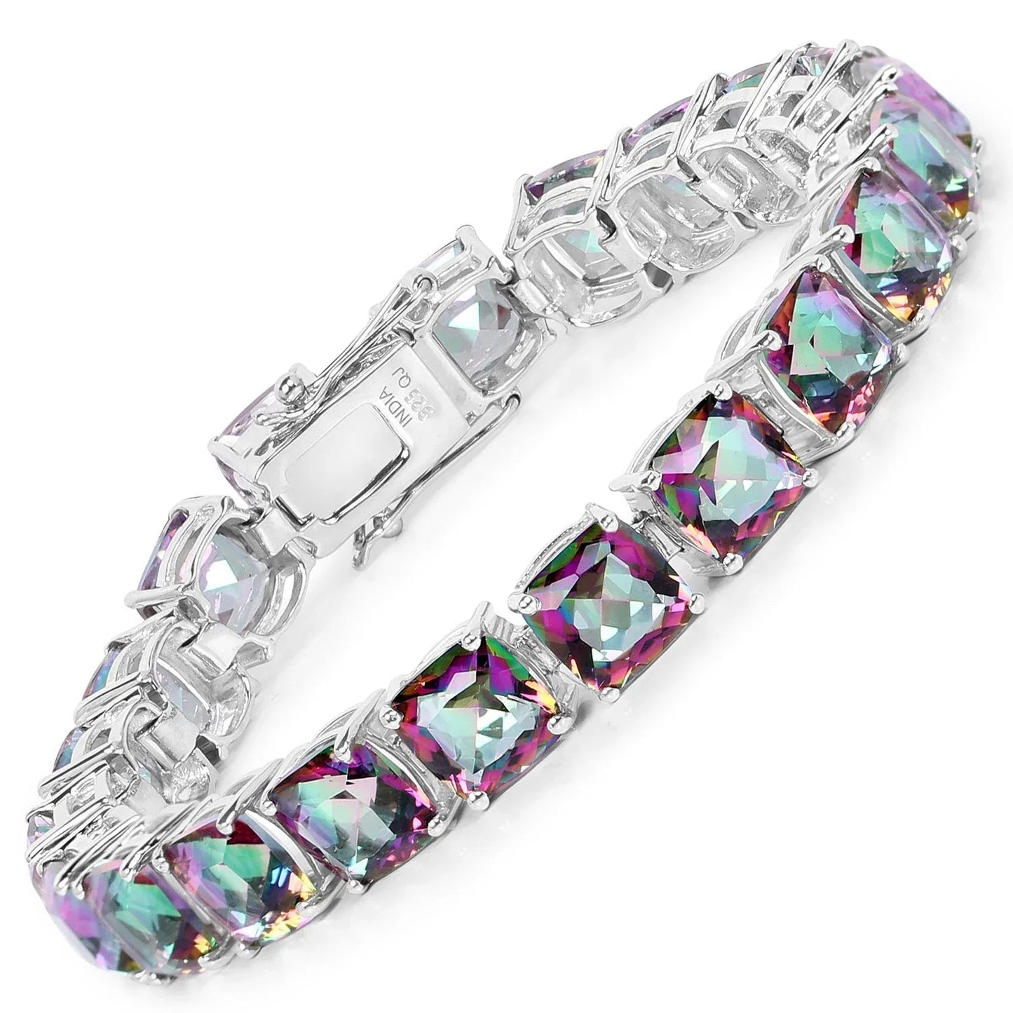 Genuine Rainbow Quartz Bracelet
