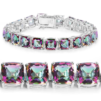 Genuine Rainbow Quartz Bracelet
