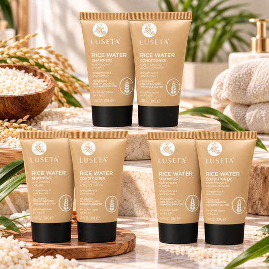 Luseta Beauty Rice Water Shampoo & Conditioner Travel Set 2 X 1.01oz SET OF 3