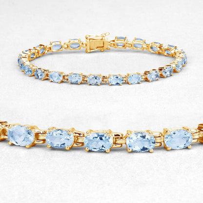Silver Blue Topaz Bracelet