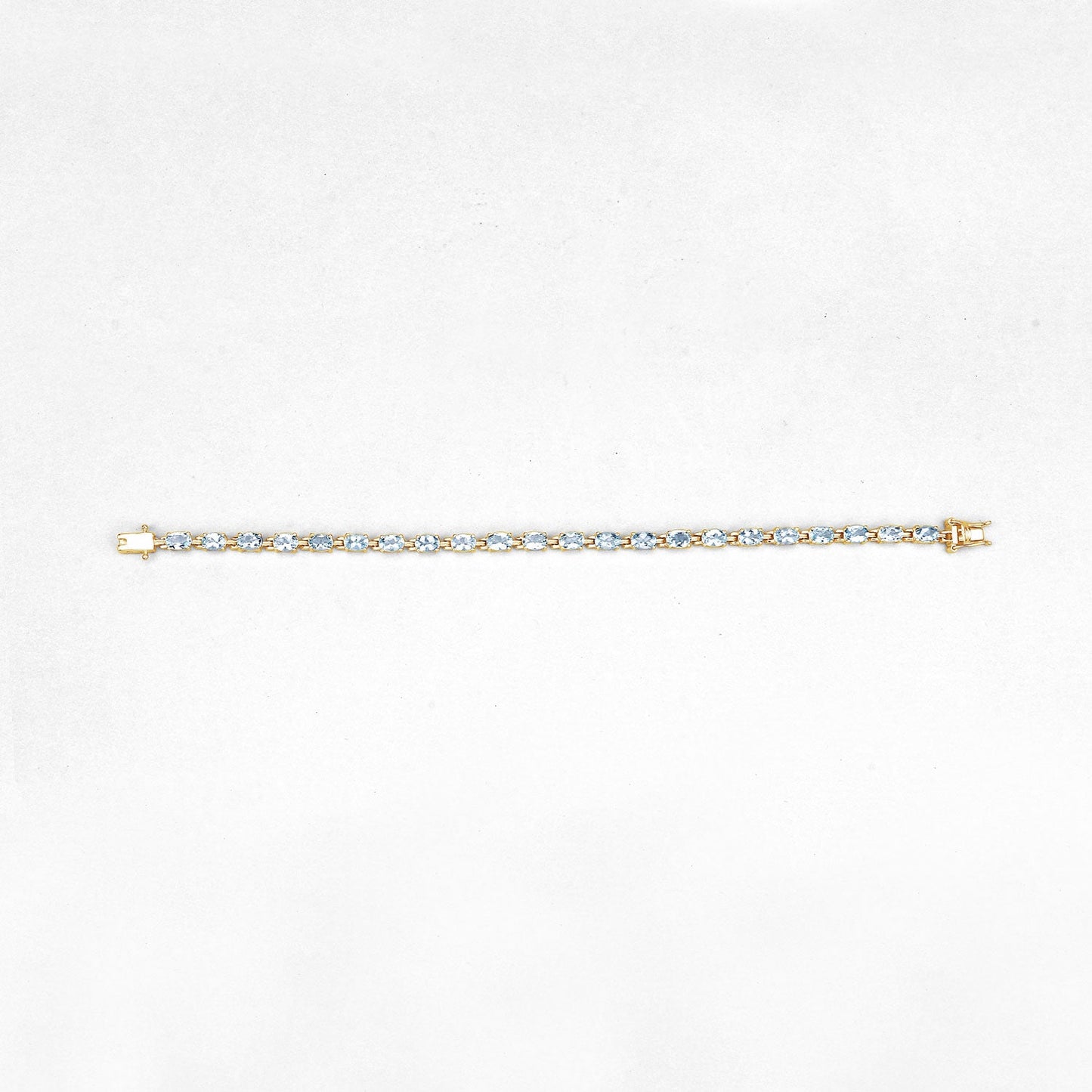 Silver Blue Topaz Bracelet