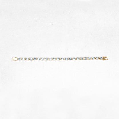 Silver Blue Topaz Bracelet