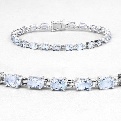 Natural Blue Topaz Bracelet