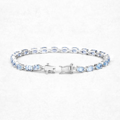 Natural Blue Topaz Bracelet