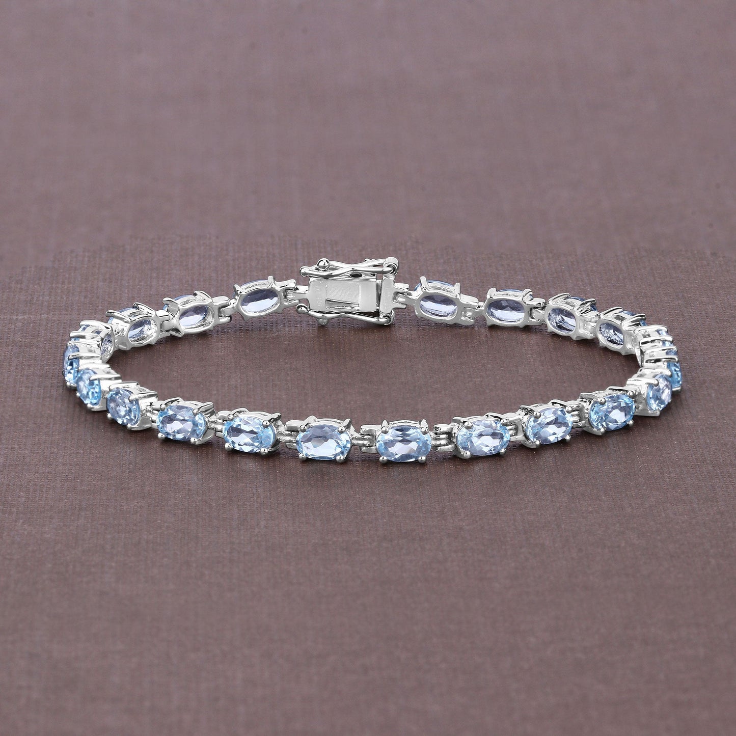 Natural Blue Topaz Bracelet