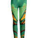Green Multicolor Butterfly Wing