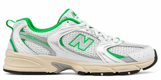New Balance Men's 530 'White Palm Leaf' Sneakers