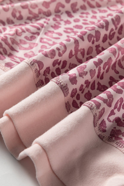 Threaded Pear Briar Print Patchwork Sweatshirt