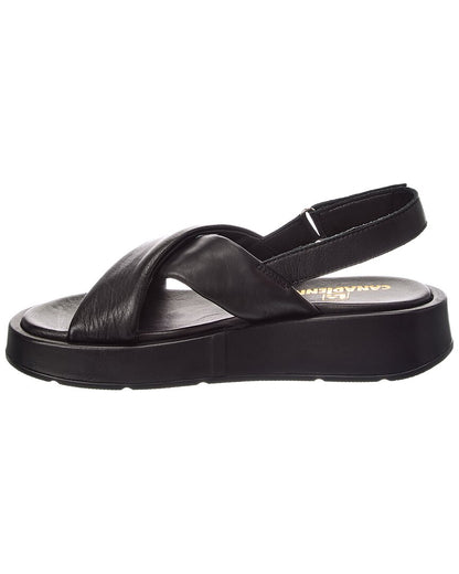 1 Black leather-