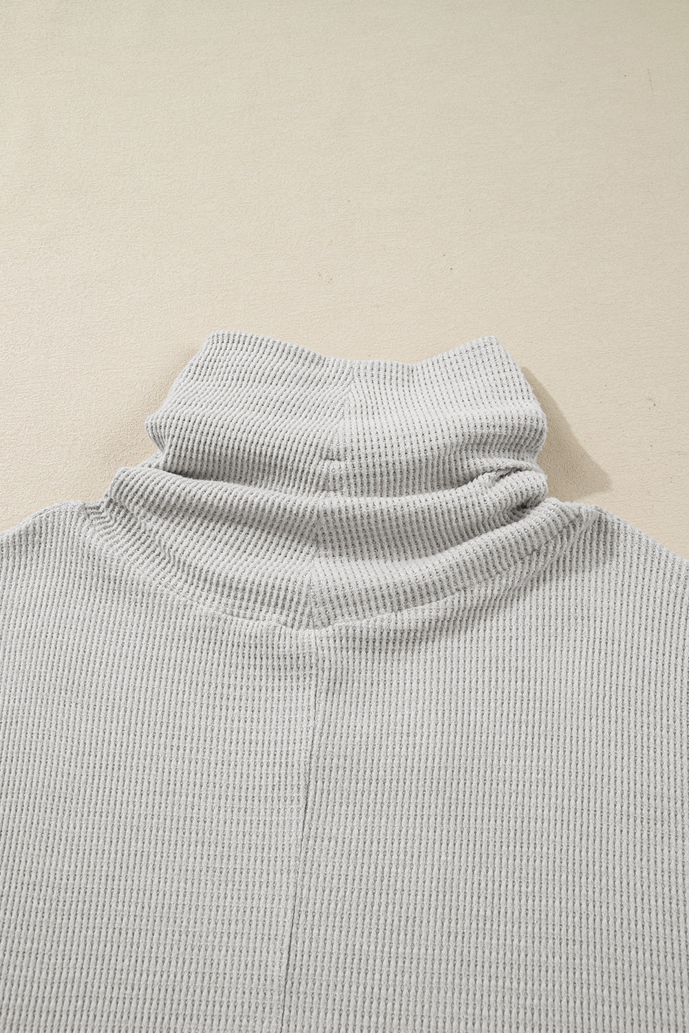 Threaded Pear Amber Drawstring Cowl Oversize Top