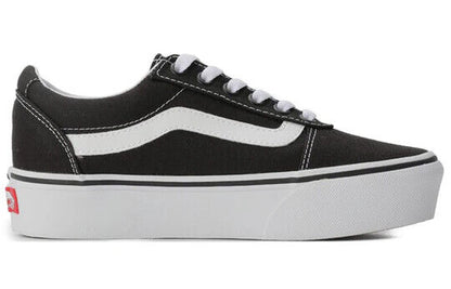 Vans Ward Women's Sneakers — Black/White Canvas