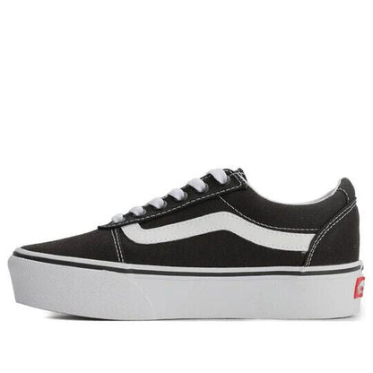Vans Ward Women's Sneakers — Black/White Canvas