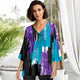 Turquoise and Purple