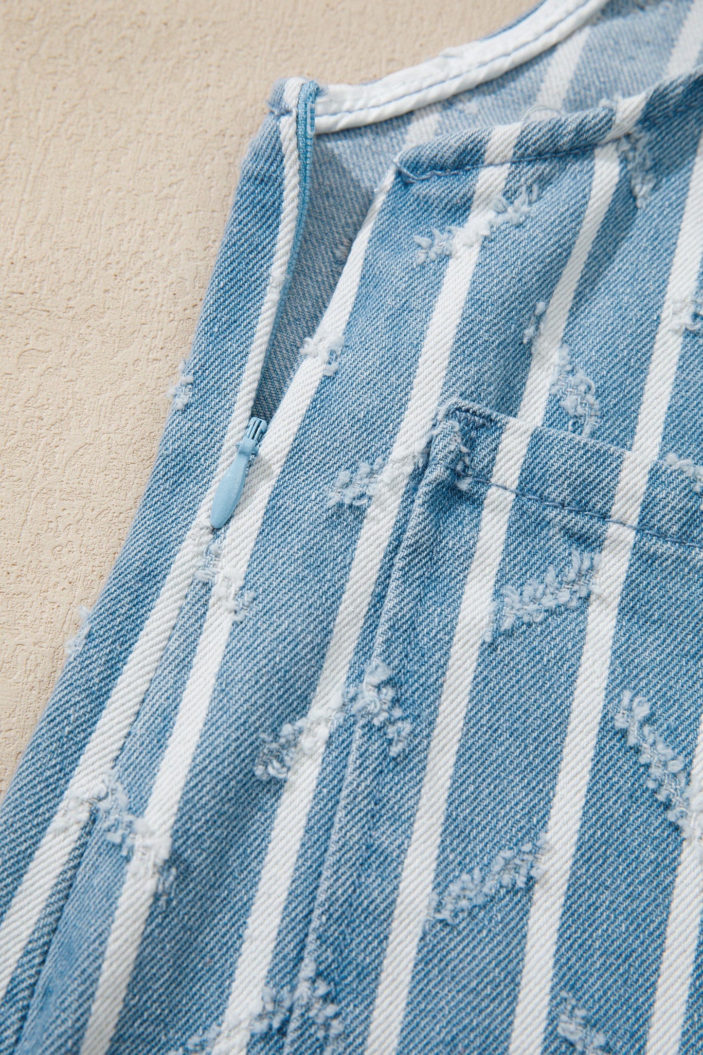 Threaded Pear Angel Ruffled Wide Leg Overalls