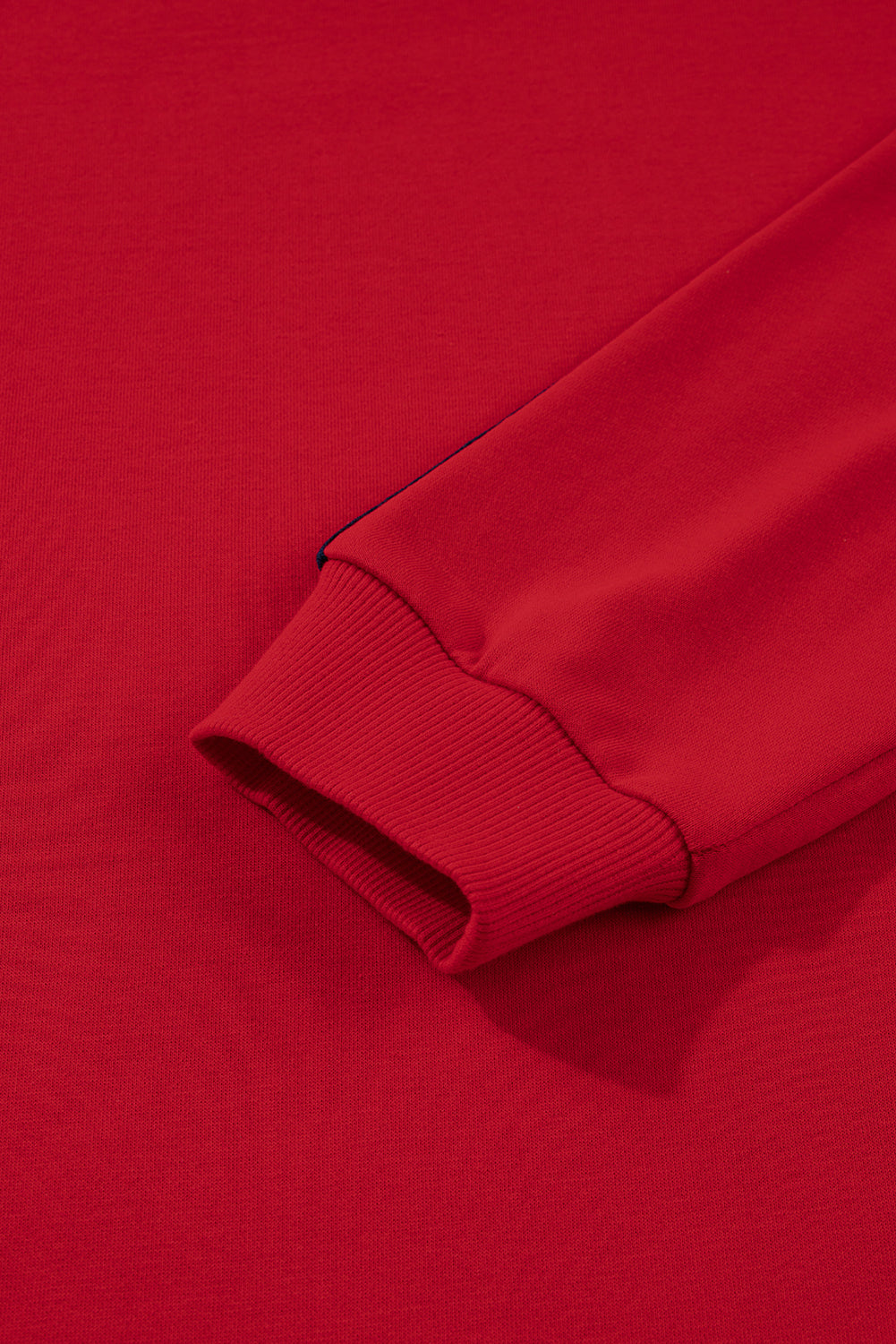 Threaded Pear Seramya Striped Detail Varsity Sweatshirt