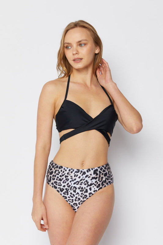 Marina West B2705 Bikini Set (Cat Black)