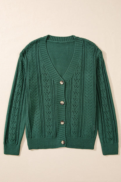 Threaded Pear Laney Knit Drop Shoulder Sweater