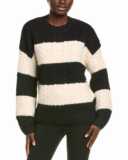 BLACK/CREAM-